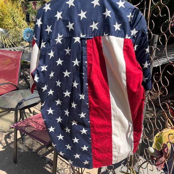 Ralph Lauren "Chaps" Patriotic Shirt - Excellent Used Condition, Size:  Small - Picture 3 of 11